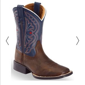 BOYS ARIAT QUICKDRAW COWBOY BOOTS